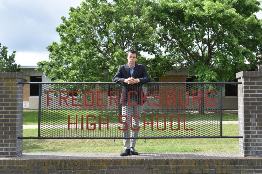 Levi Wilkins stands tall to lead the student body in the 2018-19 school year.
