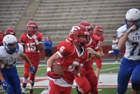 Freshman Football Wins Their First Game at Home over Tivy