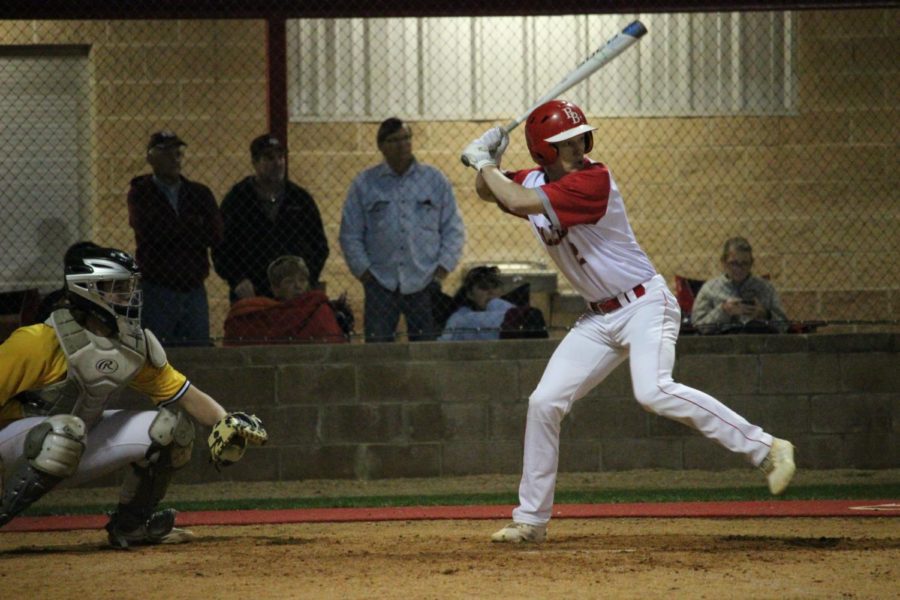 Jarrett Beard batting for the Billies against Comfort.