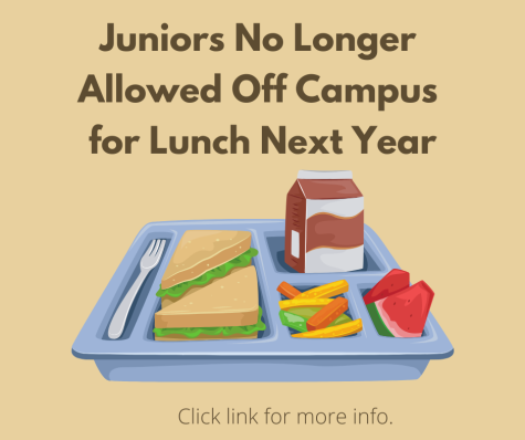 Juniors No Longer Allowed Off Campus for Lunch Next Year