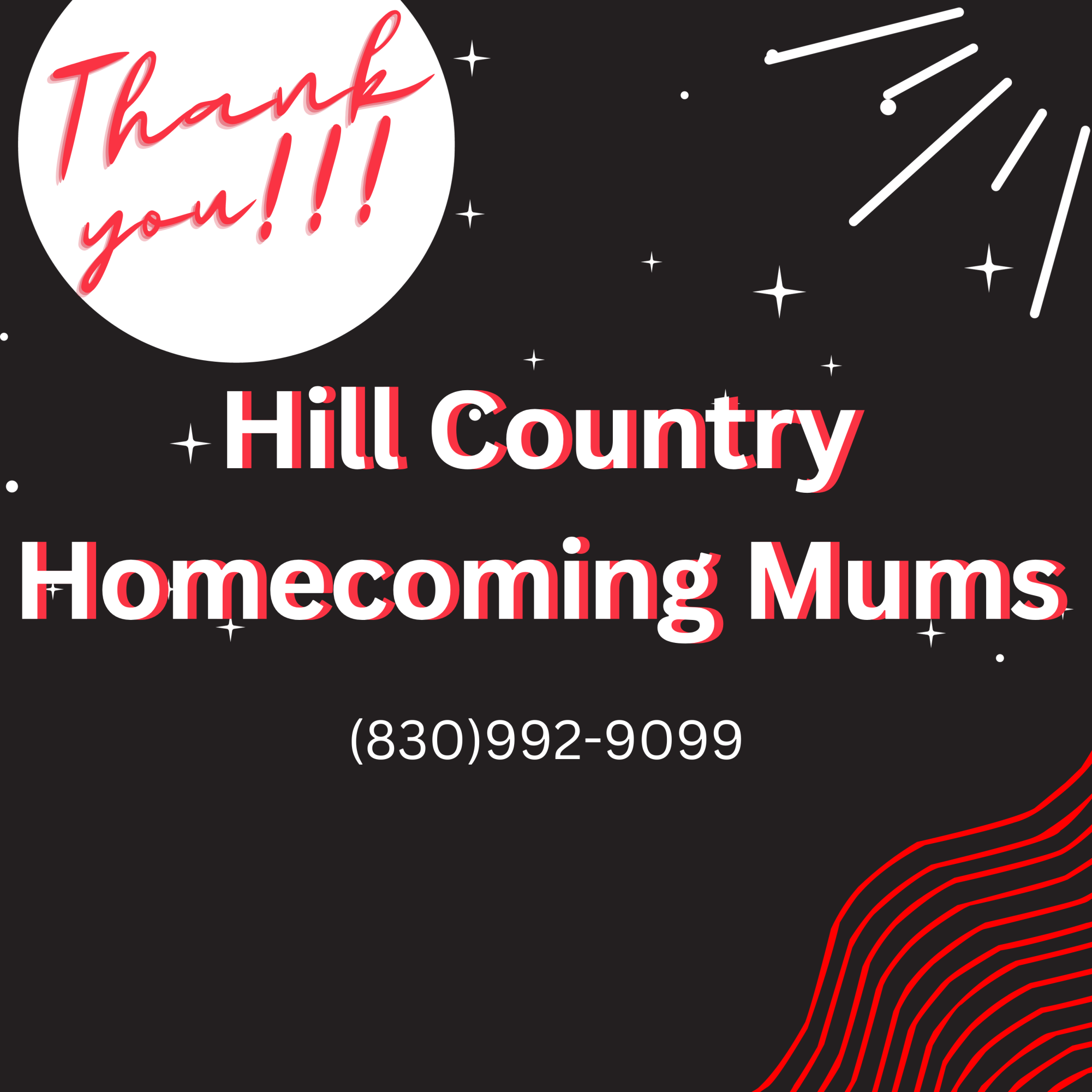 Hill Country Homecoming Mums